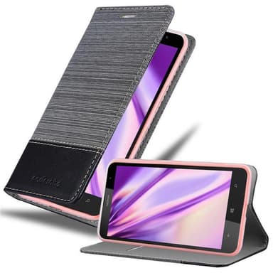 Nokia Lumia 1320 Suojakuori Lompakkokotelo (harmaa)