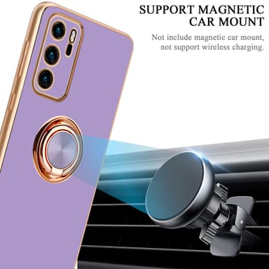 Huawei P40 Suojakuori Kotelo (Violetti)