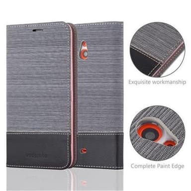 Nokia Lumia 1320 Suojakuori Lompakkokotelo (harmaa)