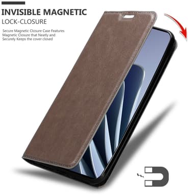 OnePlus 10 PRO 5G Suojakuori Lompakkokotelo (Ruskea)
