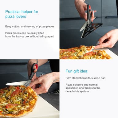 2-in-1 Pizzasakset Pizzaleikkuri