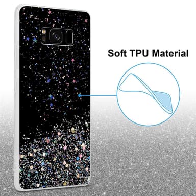 Samsung Galaxy S8 PLUS Suojakuori Kotelo (Musta)