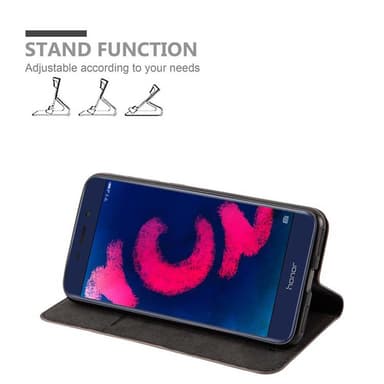 Honor 6C PRO Suojakuori Lompakkokotelo (Ruskea)