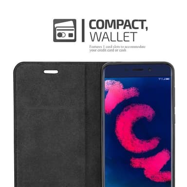 Honor 6C PRO Suojakuori Lompakkokotelo (Ruskea)