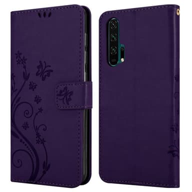 Honor 20 PRO Suojakuori Lompakkokotelo (Violetti)