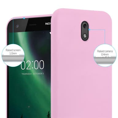 Suojakuori Nokia 2 2017 Kotelo (Vaaleanpunainen)