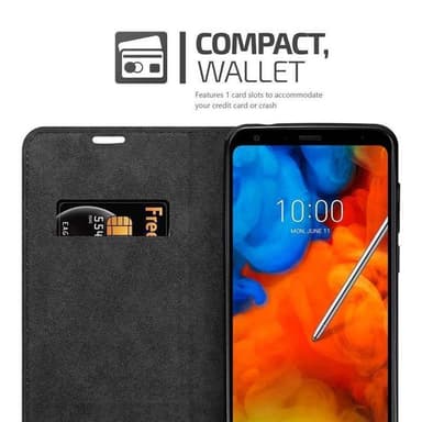 LG Q STYLUS Suojakuori Lompakkokotelo (Punainen)