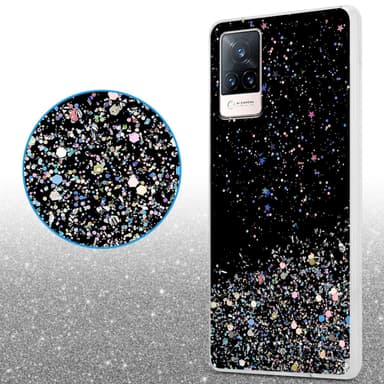 Vivo V21 4G / 5G Suojakuori Kotelo (Musta)