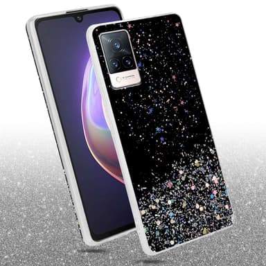 Vivo V21 4G / 5G Suojakuori Kotelo (Musta)
