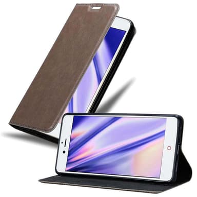 ZTE Nubia Z11 Suojakuori Lompakkokotelo (Ruskea)