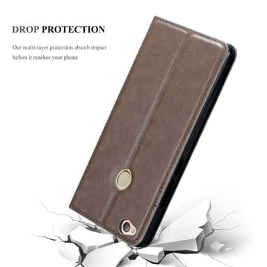 ZTE Nubia Z11 Suojakuori Lompakkokotelo (Ruskea)