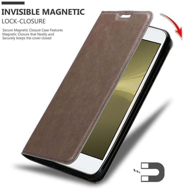 ZTE Nubia Z11 Suojakuori Lompakkokotelo (Ruskea)