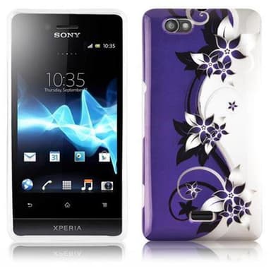 Sony Xperia M Suojakuori Case Cover (Violetti)