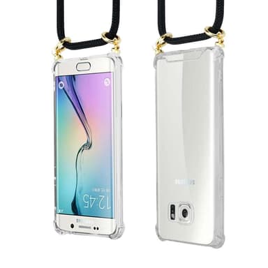 Samsung Galaxy S6 Suojakuori Kotelo Ketju (Musta)