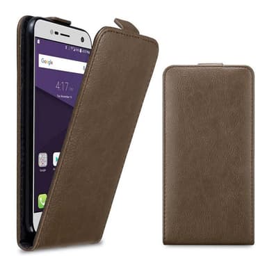 ZTE Blade V8 MINI Suojakuori Lompakkokotelo (Ruskea)