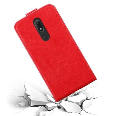 WIKO VIEW PRIME Suojakuori Lompakkokotelo (Punainen)