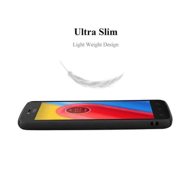 Motorola MOTO C Suojakuori Kotelo Case (Musta)