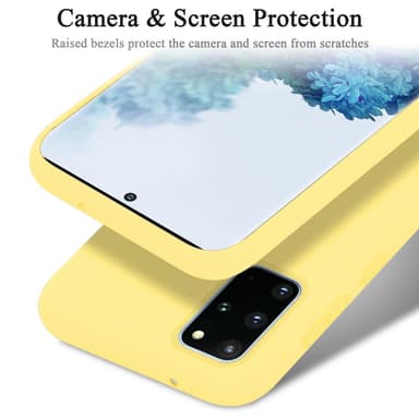 Samsung Galaxy S20 PLUS Suojakuori Kotelo (Keltainen)