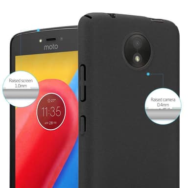 Motorola MOTO C Suojakuori Kotelo Case (Musta)