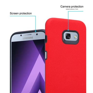Samsung Galaxy A3 2017 Suojakuori Kotelo (Punainen)