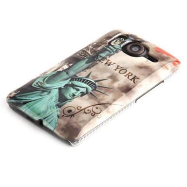 HTC Desire HD Suojakuori Case Cover (Ruskea)