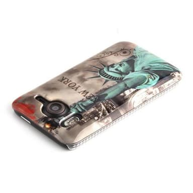 HTC Desire HD Suojakuori Case Cover (Ruskea)