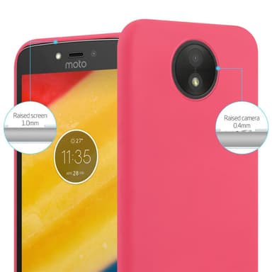 Suojakuori Motorola MOTO C PLUS Kotelo (Punainen)