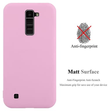 Suojakuori LG K10 2016 Kotelo (Vaaleanpunainen)