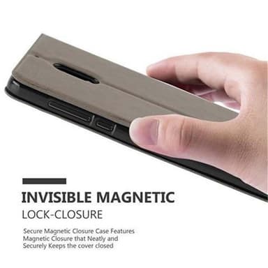 Lompakkokotelo Nokia 6 2017 Case (Ruskea)