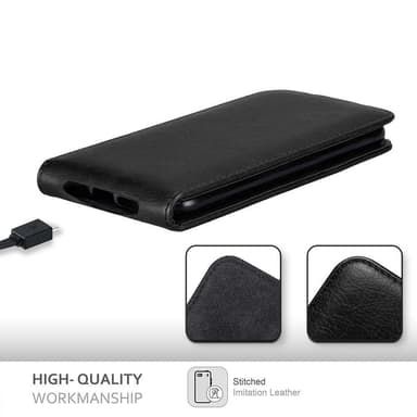ZTE Blade V9 Suojakuori Lompakkokotelo (Musta)