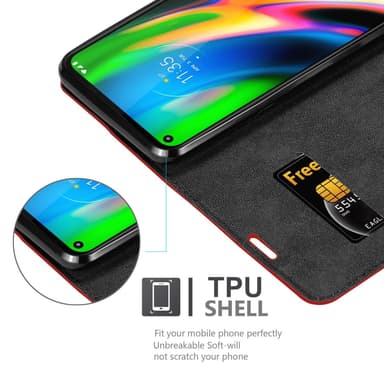 Motorola MOTO G9 PLUS Suojakuori Lompakkokotelo