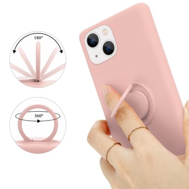 iPhone 14 PLUS Suojakuori Kotelo (Vaaleanpunainen)