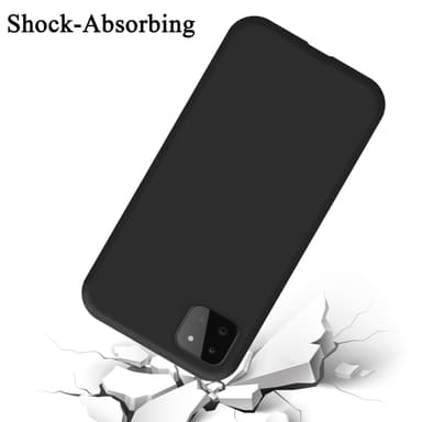 Samsung Galaxy A22 5G Suojakuori Kotelo (Musta)