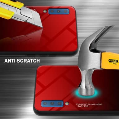 Suojakuori Samsung Galaxy A7 2018 Kotelo (Musta)