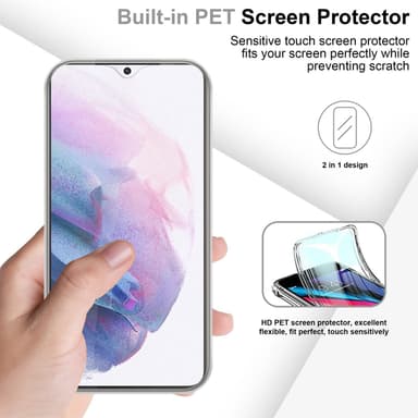 Samsung Galaxy S21 PLUS Suojakuori Cover (Läpinäkyvä)