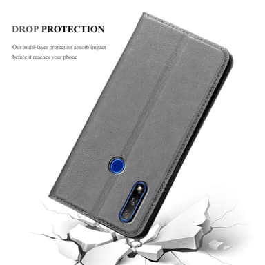 Honor 9X Suojakuori Lompakkokotelo (harmaa)