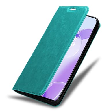 OnePlus 9RT 5G Suojakuori Lompakkokotelo (Turkoosi)