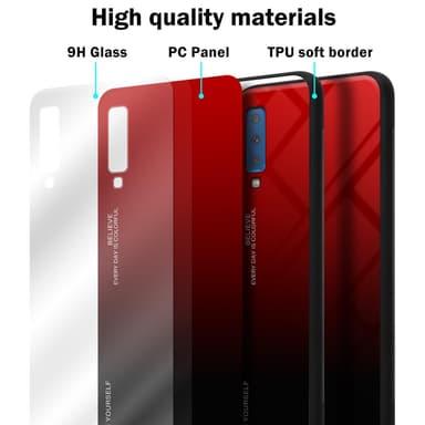 Suojakuori Samsung Galaxy A7 2018 Kotelo (Musta)