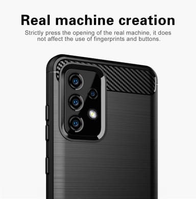 Suojakuori Samsung Galaxy A72 4G / 5G Kotelo (Musta)