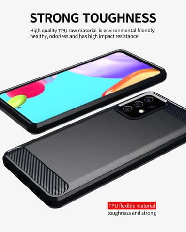 Suojakuori Samsung Galaxy A72 4G / 5G Kotelo (Musta)