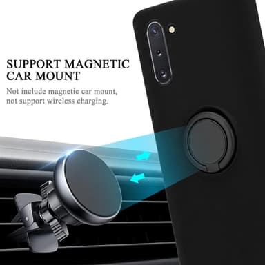 Samsung Galaxy NOTE 10 Suojakuori Kotelo (Musta)