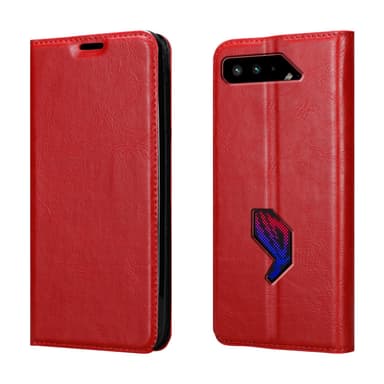 Asus ROG Phone 5 Suojakuori Lompakkokotelo (Punainen)