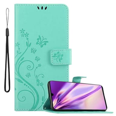 Huawei P30 PRO Suojakuori Lompakkokotelo (Turkoosi)