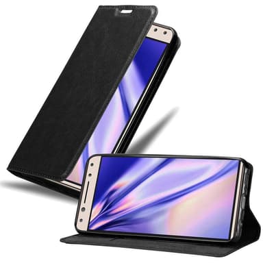 Alcatel 5 Suojakuori Lompakkokotelo (Musta)