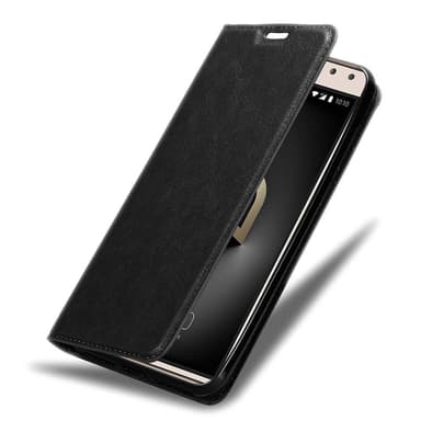 Alcatel 5 Suojakuori Lompakkokotelo (Musta)