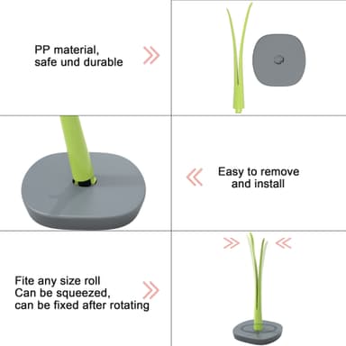 Keittiön rullateline Talouspaperilehtien pidike 32.5 cm