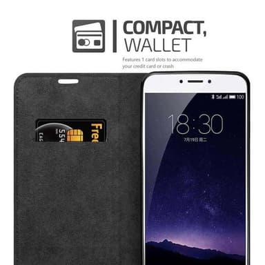 MEIZU MX6 Suojakuori Lompakkokotelo (Ruskea)