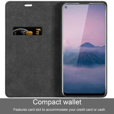 Oukitel C21 PRO Suojakuori Lompakkokotelo (Musta)