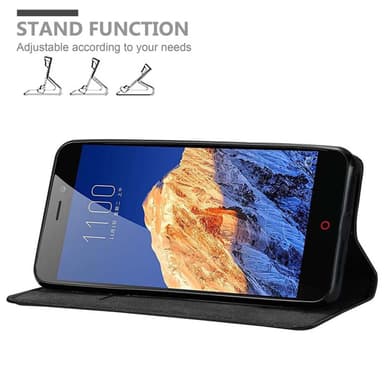 ZTE Nubia N1 Suojakuori Lompakkokotelo (Musta)