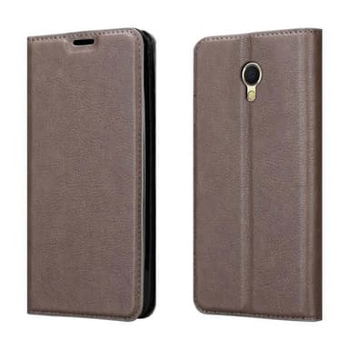 MEIZU MX6 Suojakuori Lompakkokotelo (Ruskea)